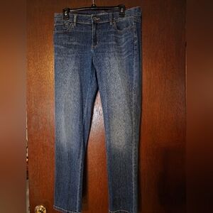 Stylish Blue Skinny Leg Women's Jeans